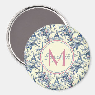 Aimant Preppy Parisian Toile Monogram