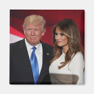 AIMANT PRÉSIDENT DONALD TRUMP & MELANIA-