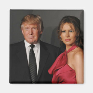 AIMANT PRÉSIDENT DONALD TRUMP & MELANIA-