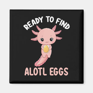 Aimant Prêt à trouver des œufs d'Alotl de Pâques Axolotl