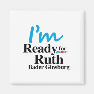 Aimant Prêt pour Ruth Bader Ginsburg 2016