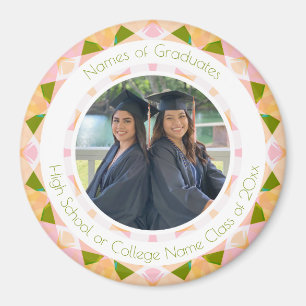 Aimant Pretty Pink Green Meilleurs Amis Diplôme Cadeau