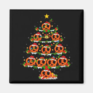 Aimant Pretzel Lover Xmas Lighting Pretzel Christmas Tree