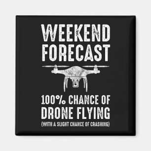 Aimant Prévision de fin de semaine - 100% de chance de vo