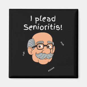 Aimant Prévoyez la sénioriste. Vieille Femme âgée Vieilli