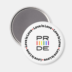 Aimant Pride L'amour est amour Lgbtq+
