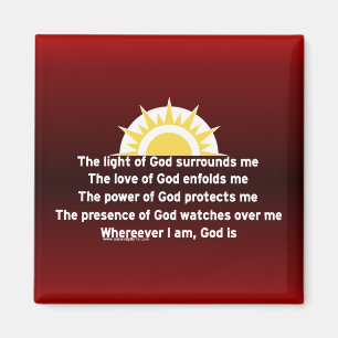 Aimant Prière de la protection