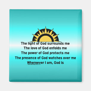 Aimant Prière de la protection