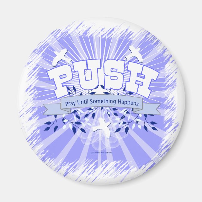 Aimant Priez Jusqu'À Ce Que Quelque Chose Arrive (Devant)