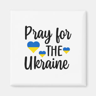 Aimant Priez pour le cœur de l'Ukraine