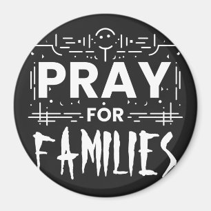 Aimant Priez pour les familles