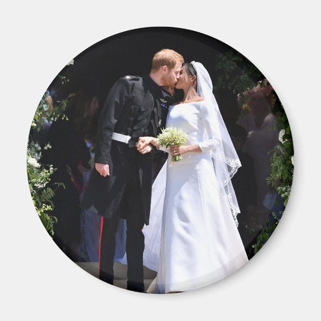 Aimant Prince Harry et Meghan Markle Mariage royal (Devant)
