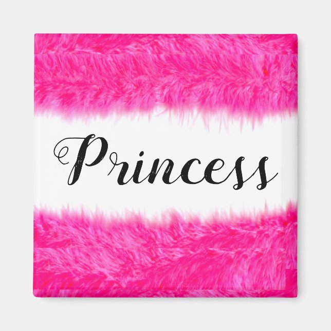 Aimant "Princess Pink Fluff" (Devant)