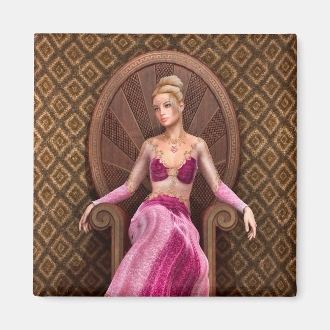 Aimant Princesse de conte de fées (Devant)
