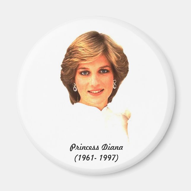 Aimant princesse Diana (Devant)