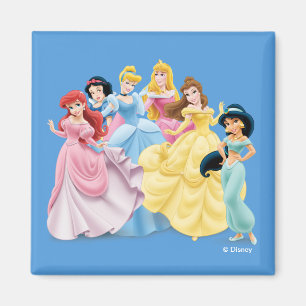 Aimant Princesse Disney   habillé pour impressionner