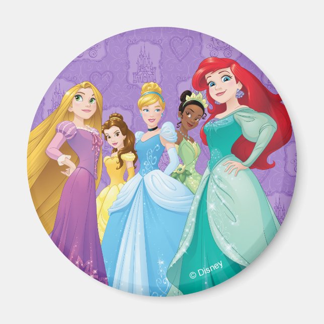 Aimant Princesse Disney | L'Intrépide est la force (Devant)