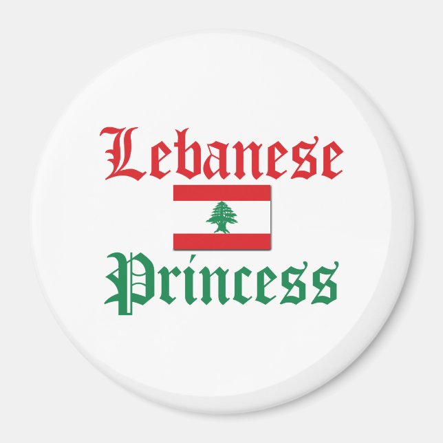 Aimant Princesse du Liban (Devant)