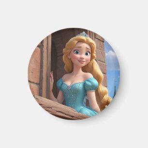 Aimant Princesse en Château