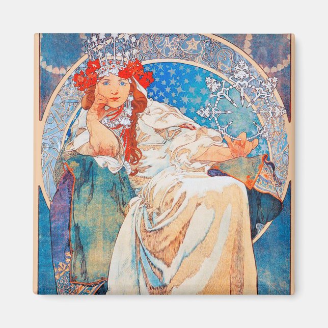 Aimant Princesse Hyacinth, Mucha (Devant)