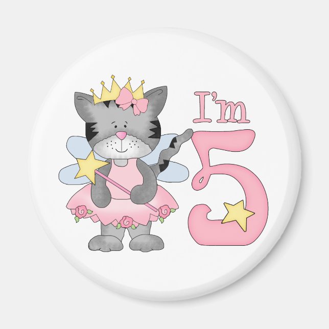 Aimant Princesse Kitty 5e anniversaire (Devant)