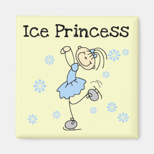 Aimant Princesse Tshirts et cadeaux de patinage de glace