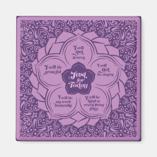 Aimant Principes de Reiki - préceptes de Reiki dans Lotu