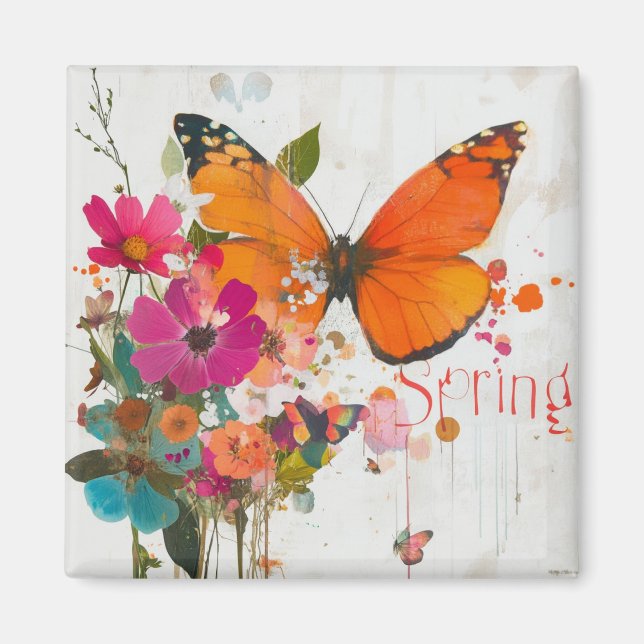 Aimant Printemps 2025, (Devant)