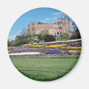 Aimant Printemps aux fleurs de château de Tamworth