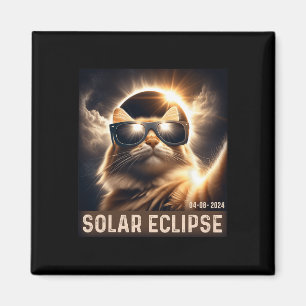 Aimant Prise D'Un Selfie Avec Solaire 2024 Eclipse Portan