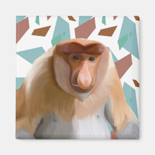 Aimant Proboscis Singe Espèces en voie de disparition