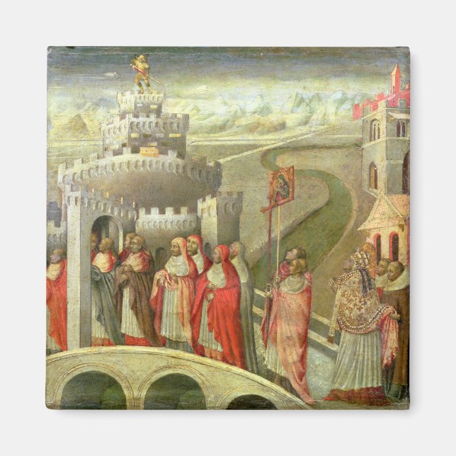Aimant Procession de St. Gregory au Castel St. Angelo (Devant)