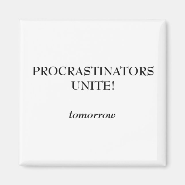 Aimant Procrastinators (Devant)