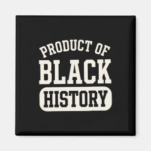 Aimant Produit de la chemise de l'histoire noire Mois de