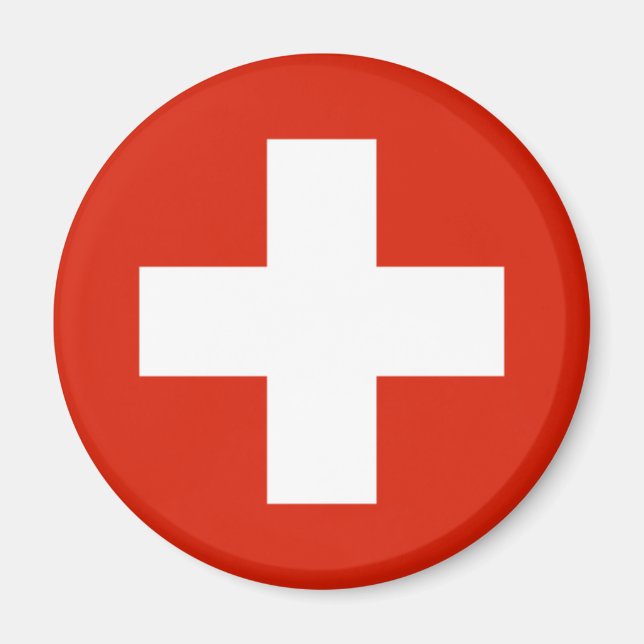 Aimant Produits Drapeaux Suisse (Devant)