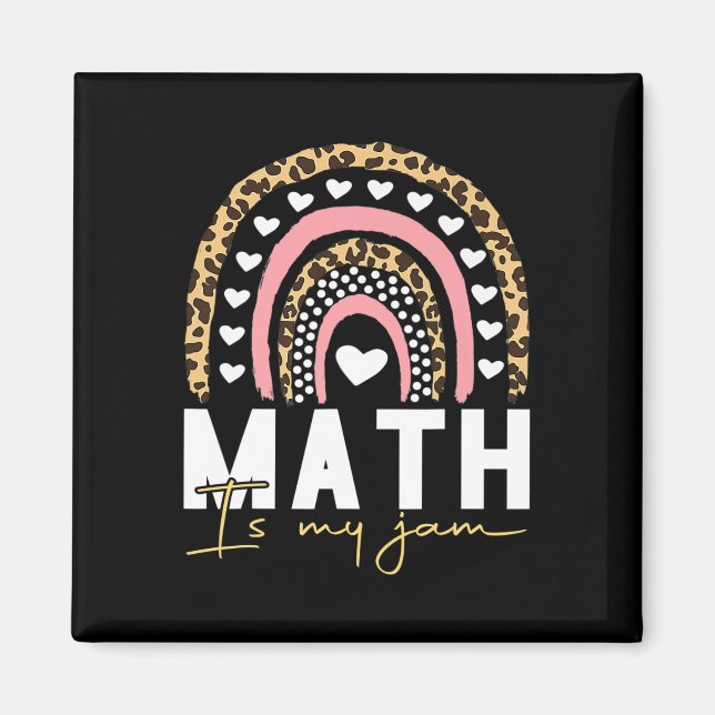 Aimant Prof de maths - Les maths c'est ma passion (Devant)