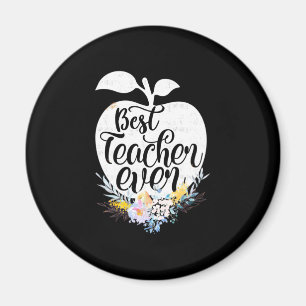 Aimant Professeur Cadeaux Meilleure fleur enseignante