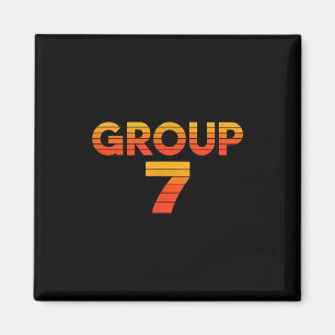 Aimant Professeur de groupe 7 fier drôle équipe de l'écol