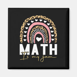 Aimant Professeur de mathématiques - Math is My Jam Retou