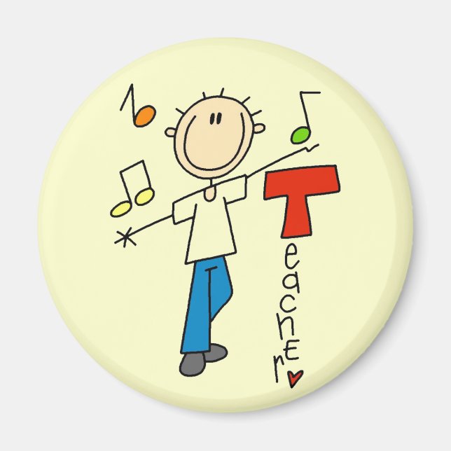 Aimant Professeur de musique (Devant)