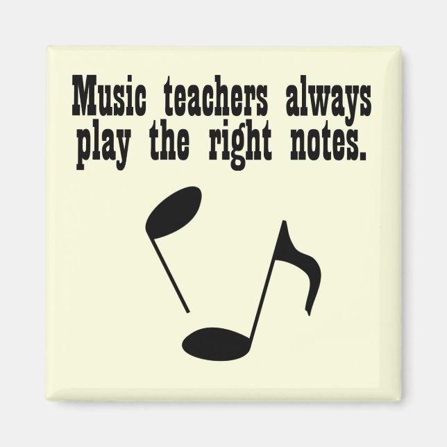 Aimant Professeur de musique (Devant)