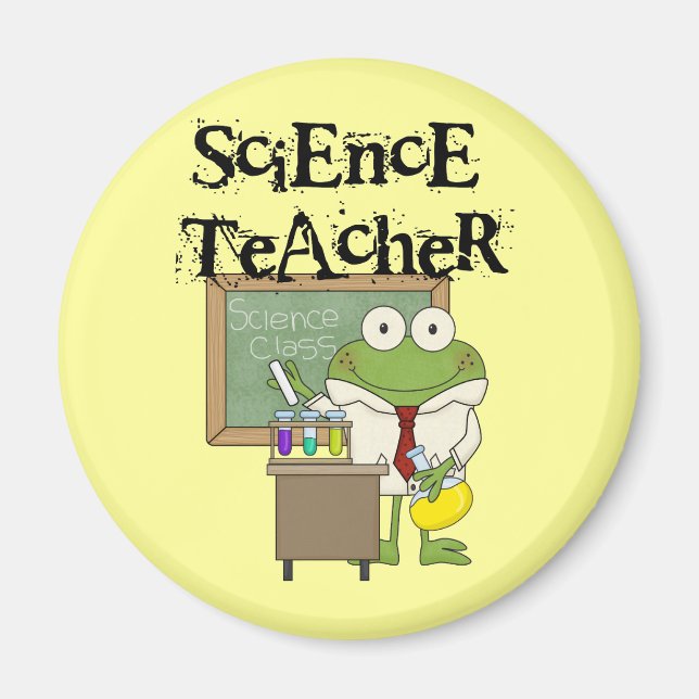 Aimant Professeur de Sciences de grenouille (Devant)