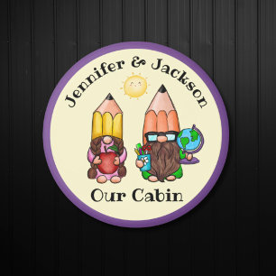 Aimant Professeur Gnome Couple Cruise Porte Marker