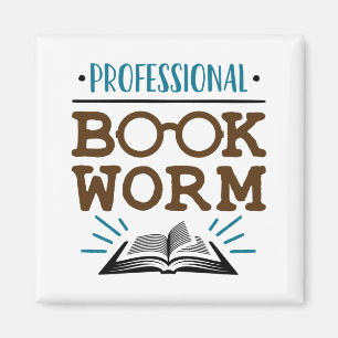 Aimant Professional Bookworm Avid Book Reader