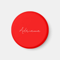 Professionnel rouge ajouter votre nom écriture man