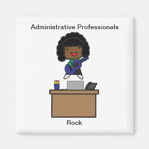 Aimant Professionnels de l'administration Rock AfricainAm