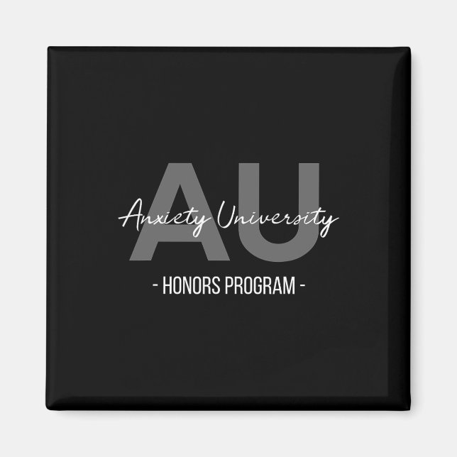 Aimant Programme d'honneurs d'anxiété de l'université  (Devant)