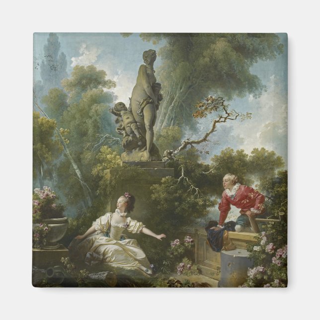 Aimant Progrès de l'amour : Le Rendez-vous de Fragonard (Devant)
