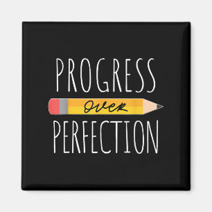 Aimant Progrès Motivationnel Sur La Perfection Retour À S