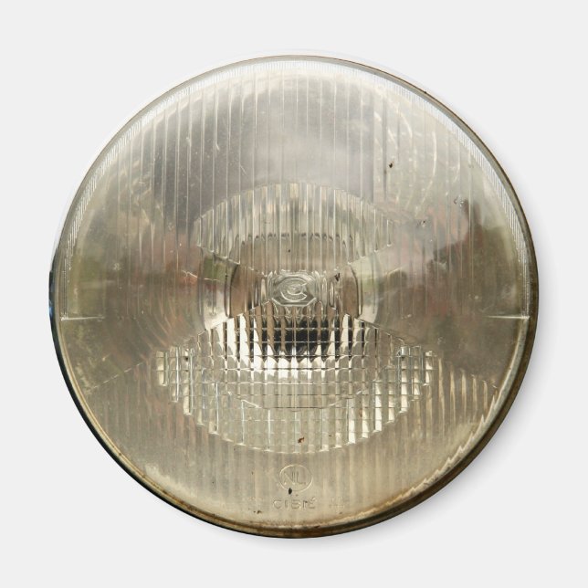 Aimant Projecteur de voiture classique avec objectif en v (Devant)